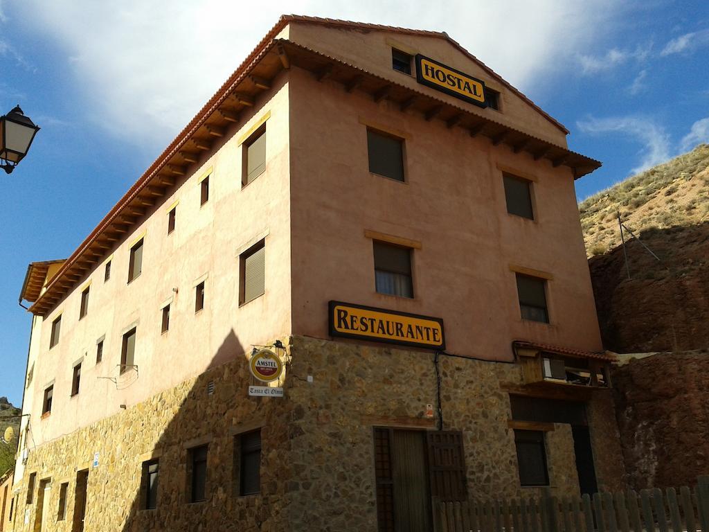 Hostal El Olmo Camarena de la Sierra Dış mekan fotoğraf